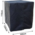 thumbnail image 3 of IBC Tank Cover, IBC, Thermal Insulation, Rain Cover, IBC Protection, Frost Protection, Protection for IBC Tank, Container, Rainwater Tank (Black), 3 of 4