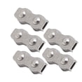 thumbnail image 2 of Abrazadera De Clip De Cuerda De Alambre M6, Abrazaderas De Cable De Fijación De Acero Inoxidable Abrazaderas De Cable M6 Calibre De Acero Inoxidable Para RVS Para Yates OTVIAP M6 Duplex Wire Rope Grips, 2 of 8