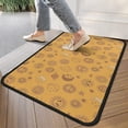 thumbnail image 4 of Orange Sun Moon Star Planet Pattern Door Rugs,Washable Non Slip Door Mats Indoor,Decorative Door Mats,Entry Mat Indoor for Entrance,Bedroom,Kitchen,Bathroom,30"x17", 4 of 6