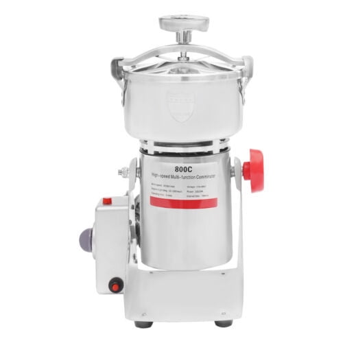 Miumaeov 800g Countertop Electric Grain Mill Grinder Commercial Dry Grain Mill Grinding Machine 30000RPM