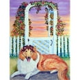 thumbnail image 1 of 11 x 15 in. Collie Garden Size Flag, 1 of 1