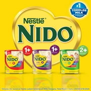 NIDO Kinder 1+ Powder Beverage Mix, Immunity Toddler Milk with Vitamins A, C, D, Iron to Support Growth, 12.6 oz Canister