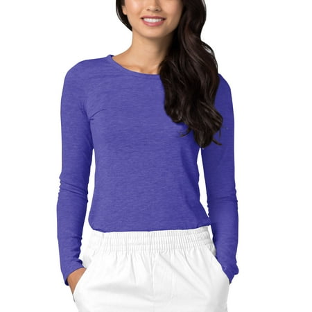 

Adar Underscrubs for Women - Long Sleeve Underscrub Comfort Tee.