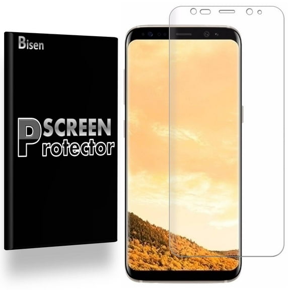 Samsung Galaxy S9 Plus [3-Pack BISEN] Screen Protector, 3D Curved Full Coverage, Edge-To-Edge Protection, HD Clear, Anti-Scratch, Anti-Shock