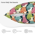thumbnail image 3 of KLL Lantern Koi Fish Decorative Throw Pillow Covers Velvet Soft for Couch Sofa Bedroom Living Room Outdoor (No pillow core)- 20"x20", 3 of 5