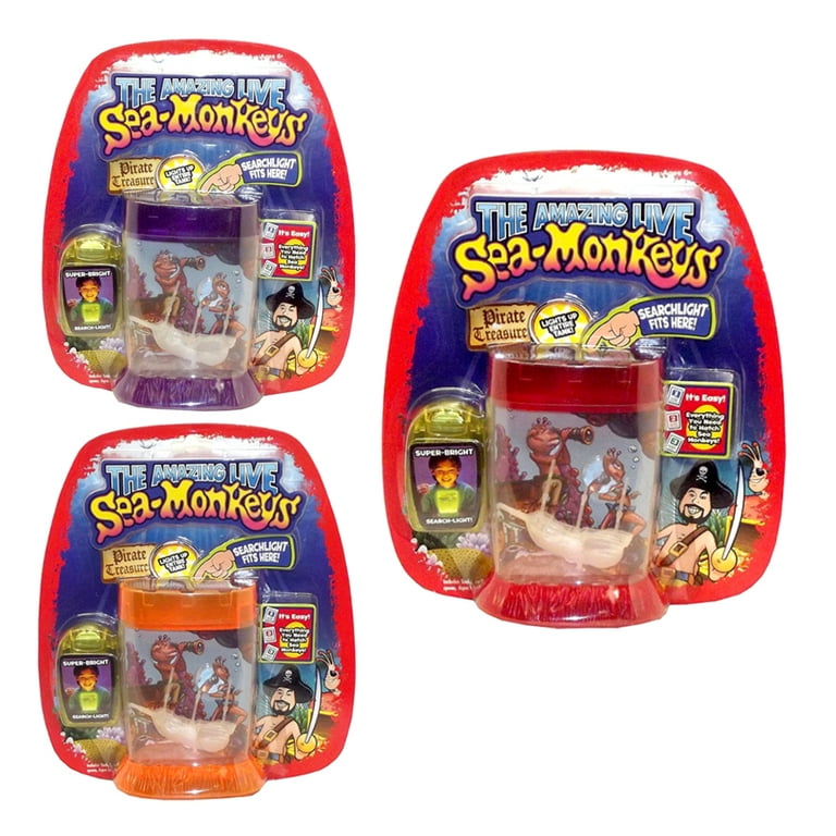 The Amazing Live Sea-Monkeys Pirate Treasure Tank, Assorted, 1