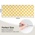 thumbnail image 5 of Yellow White Checkerboard Checkered Pattern Kitchen Rug Mat,Kitchen Runner Rugs Non Skid Washable,Decorative Kitchen Floor Mats for Kitchen,Sink,Laundry,17"X47", 5 of 5