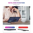 thumbnail image 3 of Grade Drop Impact for Oneplus Nord N200 5G Case Oneplus Nord N200 5G Case 360 Metal Rotating Ring Kickstand Holder  Heavy Duty Shockproof Case for Oneplus Nord N200 5G Phone Case (Blue), 3 of 17