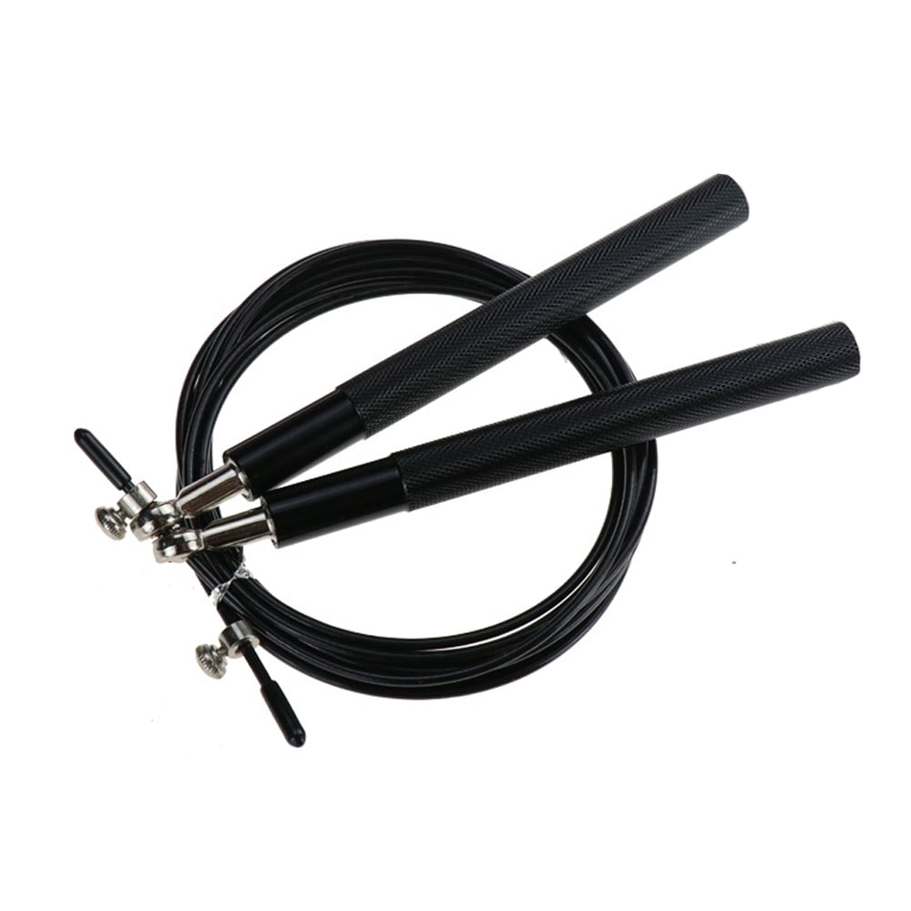 Steel wire skipping rope, non-slip aluminum alloy handle skipping rope