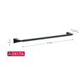thumbnail image 4 of Delta Dryden 30" Towel Bar, Venetian Bronze, 4 of 5