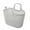 Gray, variant on Portable Shower Caddy Basket with Handle - Flexible Storage Organizer Tote Bag for Bathroom, Pantry, Kitchen - Waterproof Lightweight Container for Toiletries and Supplies