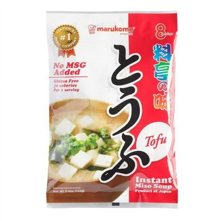 Marukome Instant Miso Tofu 5.4 oz. 2 each Pack of 3