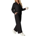 thumbnail image 2 of Cueply 2 Piece Sets for Women Outfits Sweatsuits Long Sleeve Sweatshirts Sweatpant Lounge Set with Pockets, 2 of 6