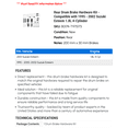thumbnail image 2 of Rear Drum Brake Hardware Kit - Compatible with 1995 - 2002 Suzuki Esteem 1.8L 4-Cylinder - Dorman, 2 of 2