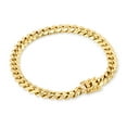 thumbnail image 2 of Nuragold 10K Real Yellow Gold Miami Cuban Link Chain Bracelet 7"-9" (3mm-13mm) Italian Jewelry for Men & Women, 2 of 22