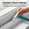 thumbnail image 6 of 2-in-1 Multi-Purpose Cleaning Brush, Efficient Cleaning Helper, Window Screen Brush Cleaning Tool, Mesh Screen Cleaner with Squeegee, for Patio, Door, Porch Screens (Blue), 6 of 7