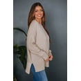 thumbnail image 4 of Leland Sweater - Taupe, 4 of 7