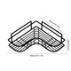thumbnail image 2 of Lunxisen 4 Pcs Wall Mounted Bathroom Shelf Storage Rack Toilet Washstand Double Layer Simple Storage Rack Kitchen Counter Metal Storage Wall Storage Rack Bath Shelf, 2 of 9