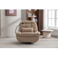 thumbnail image 7 of Smart 270° Swivel Power Recliner with Bluetooth Music Player, USB Ports, Intelligent Voice Control, and Hidden Storage - Camel Fabric, 7 of 7
