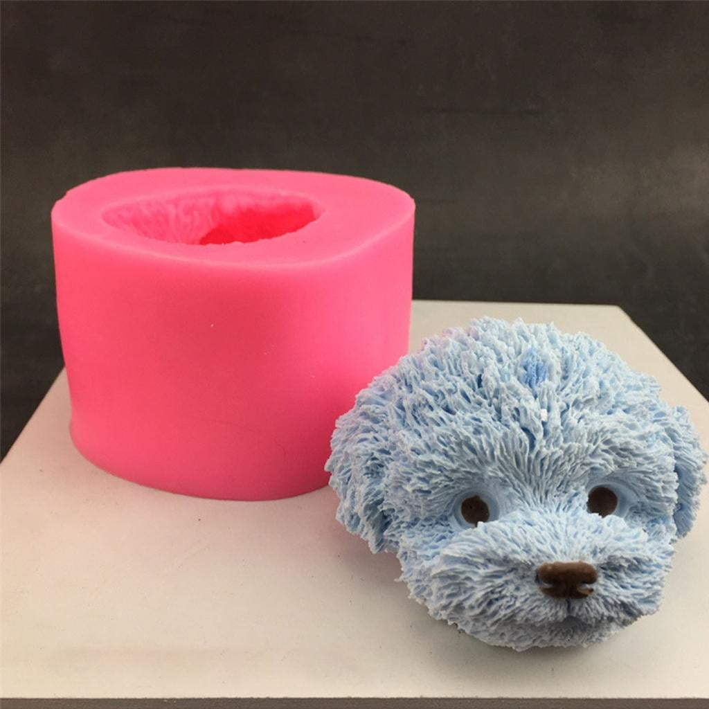 Giaone Bear Rabbit Shape Candle Silicone Mold Gypsum Epoxy Resin Candle Mould