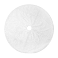 thumbnail image 2 of Christmas Decorations Carpet Pure White Christmas Tree Skirt Plush Tree Skirt Pure White Long Carpet Apron Christmas Holiday Decoration Base Tree Mat Polyester carpet, 2 of 4
