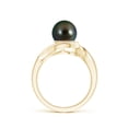thumbnail image 2 of Angara Tahitian Cultured Pearl and Diamond Loop Ring in 14K Yellow Gold for Women | June Birthstone Jewelry for Her, 2 of 8