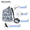 thumbnail image 3 of Easygdp Hawaiian Style Mochila de Lona Resistente para Laptop, Compatible con Laptops de 15 a 17 pulgadas, Ideal para Escuela, Trabajo y Viajes-Medium, 3 of 5