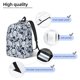 thumbnail image 3 of Easygdp Hawaiian Style Mochila de Lona Resistente para Laptop, Compatible con Laptops de 15 a 17 pulgadas, Ideal para Escuela, Trabajo y Viajes-Small, 3 of 5