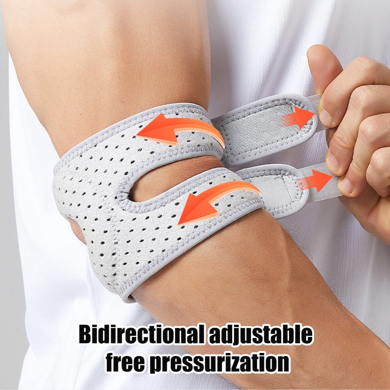 1pc Sports Adjustable Elbow Brace, Tendonitis Elbow Brace for Bursitis, Sprains, Strains, Sports Injury Recovery Joint