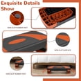 thumbnail image 3 of Fitvids Plateforme Aérobique d'Entraînement Step avec Hauteurs Réglables à 3 Niveaux, Tangerine, 3 of 7