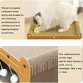 thumbnail image 4 of Snugspot 22inch Large Cat Scratcher House for Indoor, Hanging Ball Toy and Cat Scratching Pad, Large Space Cat Bed Furniture for Multi Cats, 4 of 7