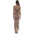 thumbnail image 3 of Gupgi Robe Longue Élégante pour Femme Dos Nu à Bretelles Spaghetti Moulante Léopard Robe de Boîte de Nuit Robe de Soirée, 3 of 9