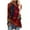 Red, variant on PATLOLLAV Womens Casual T-Shirt Print Buttons Pullover O-Neck Long Sleeve Blouse Tops