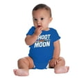 thumbnail image 6 of Shoot for the Moon Space Rocketship Romper Boys or Girls Infant Baby Brisco Brands NB, 6 of 7