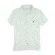 thumbnail image 2 of Calvin Klein Solid Ss Button Up Camisa para Hombre, Blanco, Pequeño Calvin Klein Botones al frente, 2 of 2