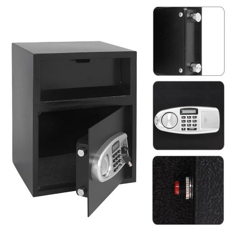 Ktaxon Digital Electronic Keypad Lock Home Safe Box Depository Drop Deposit Front Load Cash Vault Lock (Best Safe Deposit Box)