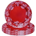 thumbnail image 2 of Gilbin 13 inch- Charger Plates, Round Plastic Reef Charger Plates, Holiday Charger Plate Wedding Holiday & Party Table Décor Set of 4(Red), 2 of 4