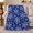 Frosty Blue Flakes, variant on Royal Blue Snowflake Winter Scene, Festive Holiday Scene, Warm Flannel Blanket for Living Room and Bedroom with Detailed Artwork, Art Lovers Housewarming Gift, Artistic Home Decor