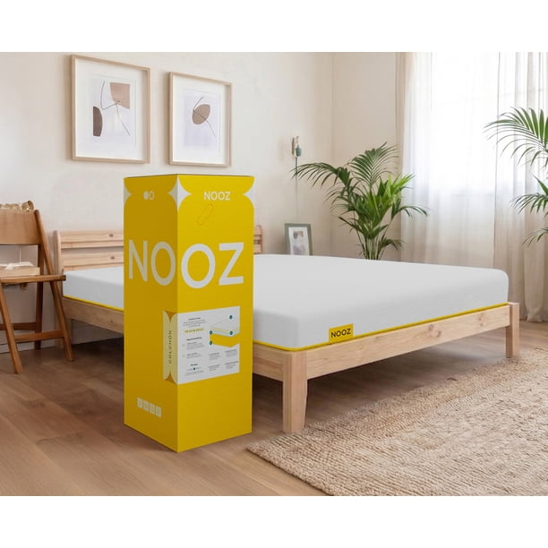 Colchón En Caja Nooz Essential, Matrimonial - Alto: 16cm blanco