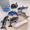 thumbnail image 3 of Tnobhg Whale Shark Shape Hair Claw Women Acetic Acid Hair Clip Anti-slip Large Clip Back Head Clip Hair Catch Clip Head Accessories, 3 of 7