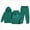 B160-Girls' Set-Dark Green, variant on 8-9 Years Child Baby Girls Clothes Girls 2PCS Fall Winter Outfits Set Toddler Girls Long Sleeve Irregular Top Pants Set