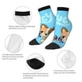 thumbnail image 5 of Lsque Bluey Printed Crew Socks, Moisture-Wicking Socks, Athletic Socks for Men Breathable Cushion Socks Casual Sport Socks for Running Traveling, 5 of 6