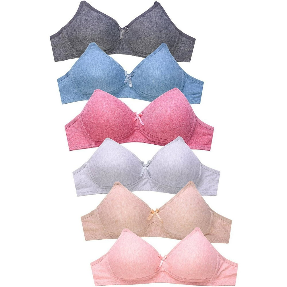 Brand DailyWear Womens 6 Pack of Everyday No Wire Full Cup Bra(30A