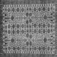 thumbnail image 1 of Ahgly Company Indoor Square Southwestern Gray Country Area Rugs, 3' Square, 1 of 4
