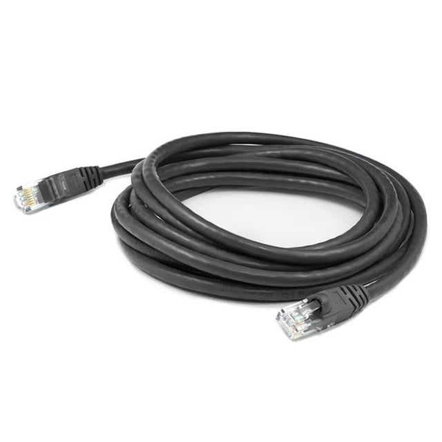 1 ft. RJ-45 Male to RJ-45 Male Straight Cat6 UTP PVC Copper Patch Cable - Black