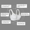 thumbnail image 2 of ORUYROP Women's Front Closure Full Coverage Back Support Posture Bra Wireless Comfy, 2 of 6