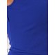 thumbnail image 5 of Vestido midi con abertura y envoltura falsa INSPIRE CHIC para mujer, vestido de cóctel con escote en V, largo, azul, talla XL XS azul, 5 of 6