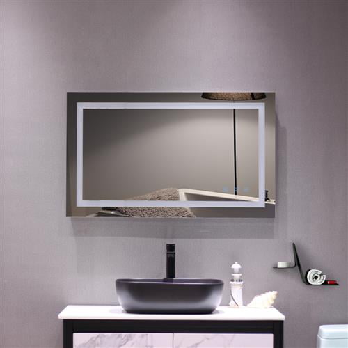 LED-Wall Mounted Bathroom Mirror, Vanity, Office Mirror, Makeup Mirror