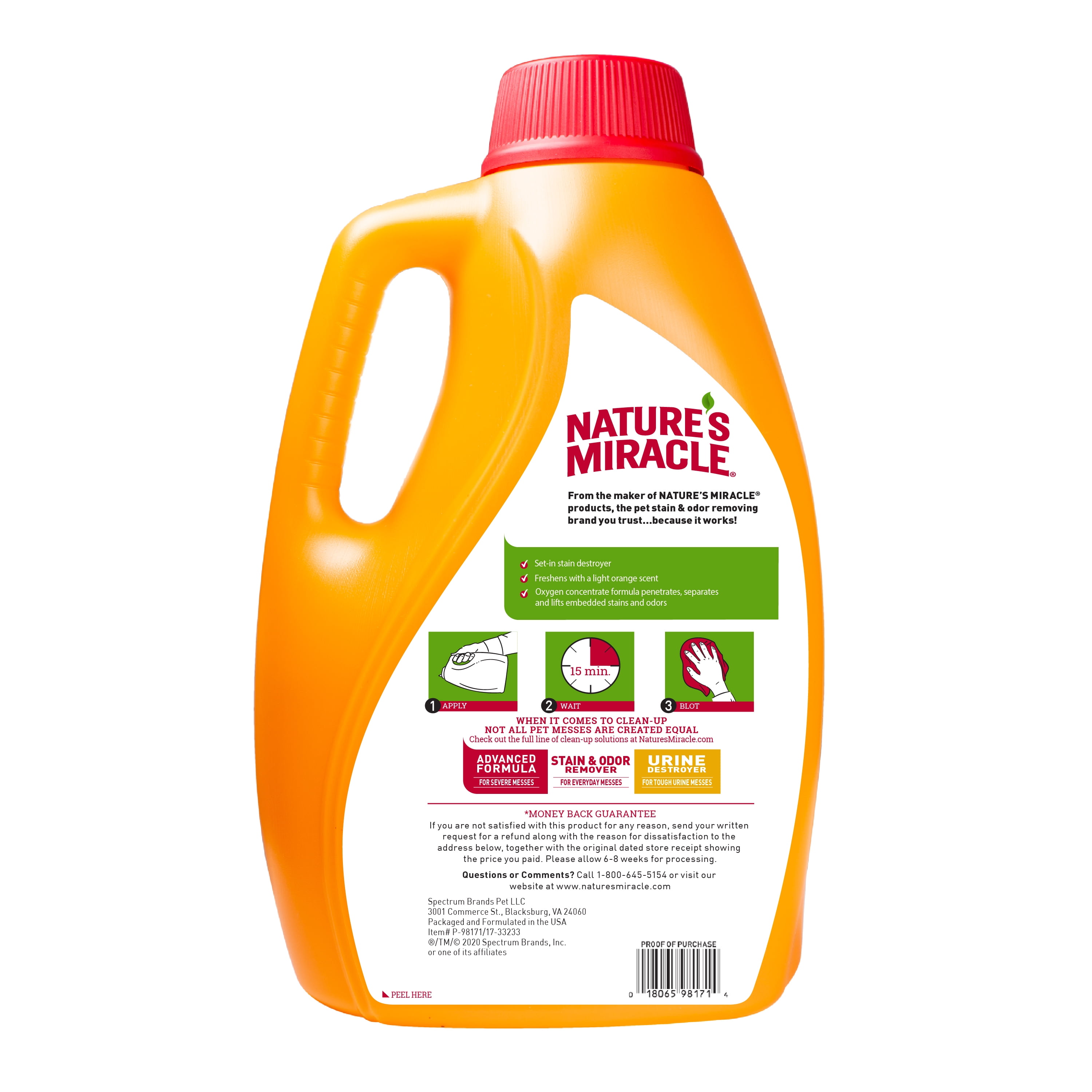 Nature's Miracle Orange Oxy Stain & Odor Remover 24oz