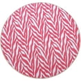 thumbnail image 2 of Furnish My Place Zebra Light Pink Area Rug, Animal Print Area Rug, Indoor Rug, Pet-Friendly Rug, Home Decor Rug, Perfect for Living Room, 18" Round - Set of 5, 2 of 5